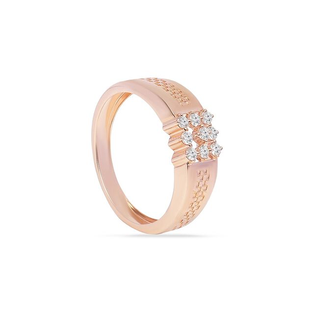Tanishq 18KT Diamond Finger Ring for Men 4