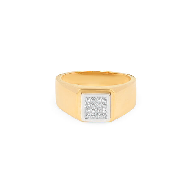 Tanishq 18KT Diamond Finger Ring for Men 