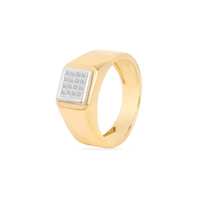 Tanishq 18KT Diamond Finger Ring for Men 2