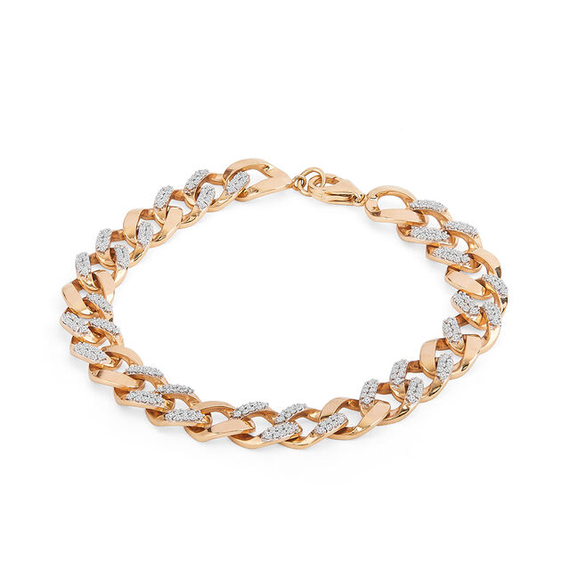 Tanishq 18KT Diamond Bracelet for Men 