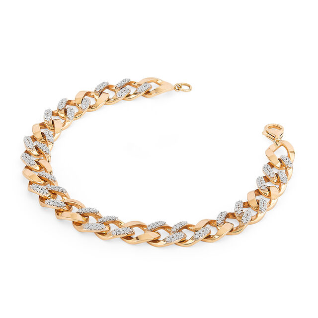 Tanishq 18KT Diamond Bracelet for Men 2