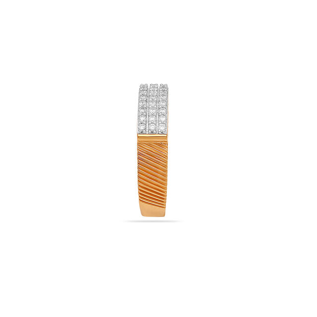 Modern Diamond Row Ring 2