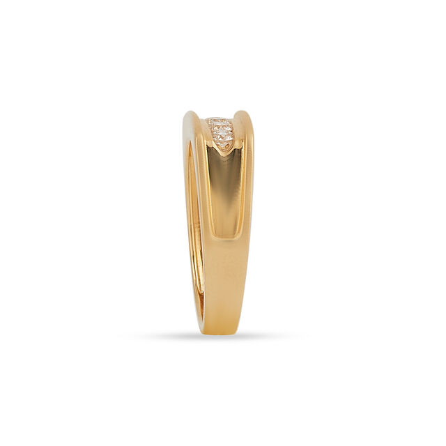 Tanishq 18KT Diamond Finger Ring for Men 3