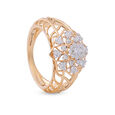 Lace Diamond Gold Ring 