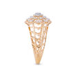 Lace Diamond Gold Ring 3