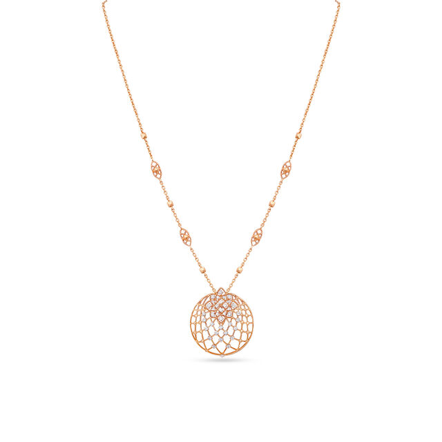 Cosmic Diamond Cascade Necklace