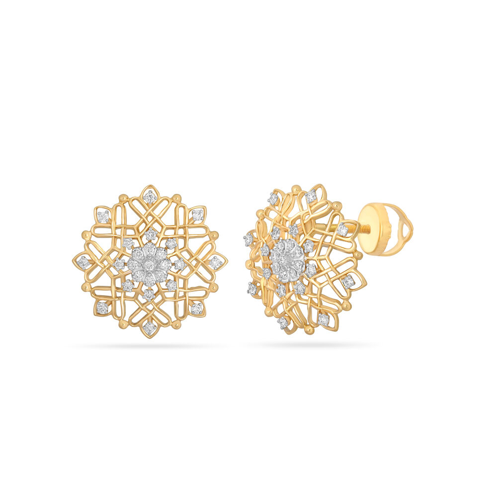 Tanishq gold earring with price list outlet