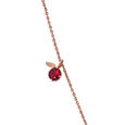 Tanishq 18 Karat Diamond Pendant with Chain and Earrings Set for Women 4