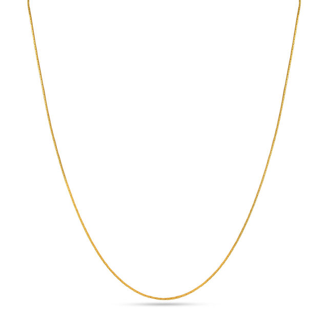 Tanishq 18 Karat Gold Chain for Women 