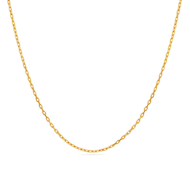 Tanishq 18 Karat Gold Chain for Women 3