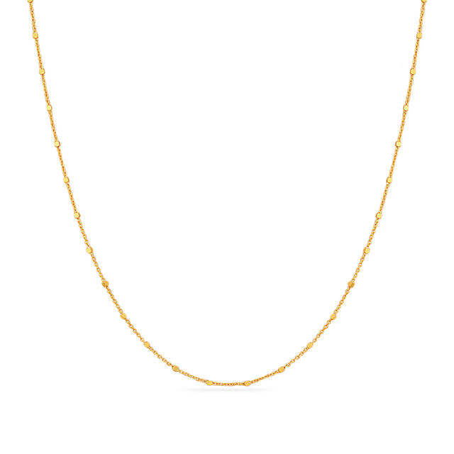 Tanishq 18 Karat Gold Chain for Women 