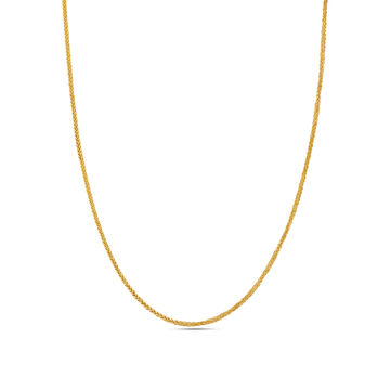 18 karat Gold Diamond-Cut Parisian Wheat Chain Necklace