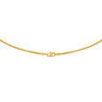 18 karat Gold Diamond-Cut Parisian Wheat Chain Necklace 3