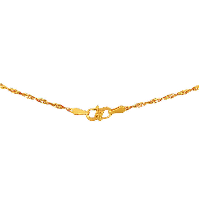 Tanishq 18 Karat Gold Chain for Women 3