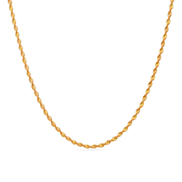 18 Carat Gold Chain Tanishq Buy Tanishq 18 Karat Gold Chain For