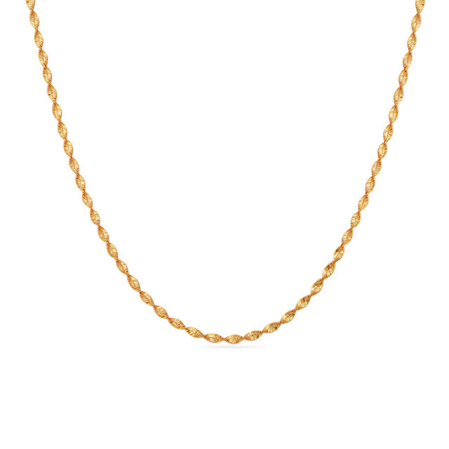 Tanishq 18 Karat Gold Chain for Women 