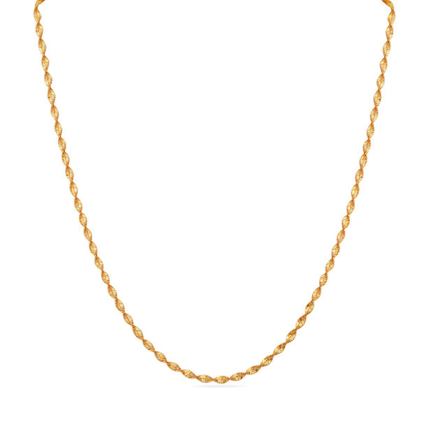 Tanishq 18 Karat Gold Chain for Women 3