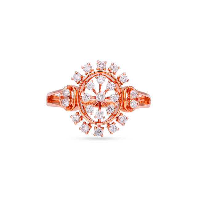 Tanishq 18 Karat Diamond Finger Ring for Women