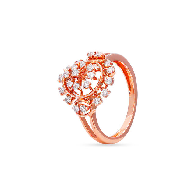 Tanishq 18 Karat Diamond Finger Ring for Women