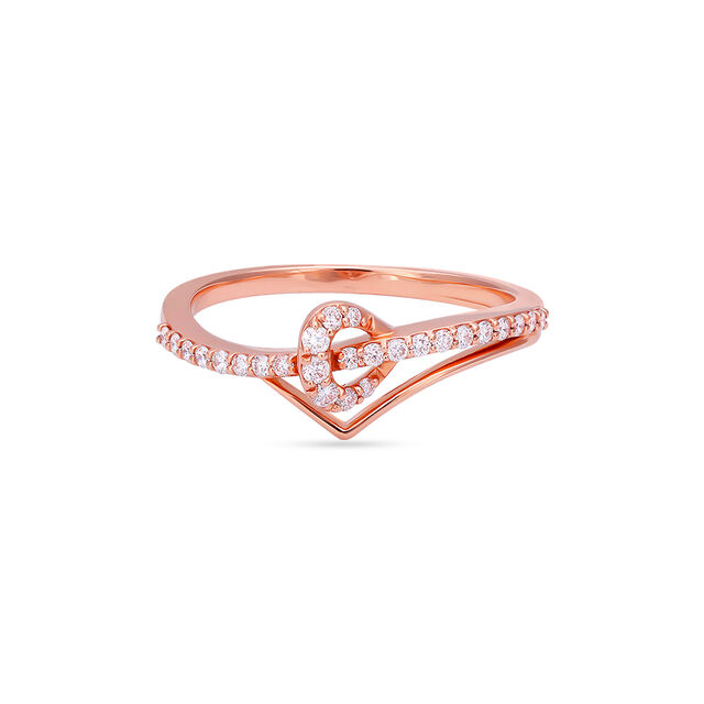 Tanishq 18 Karat Diamond Finger Ring for Women