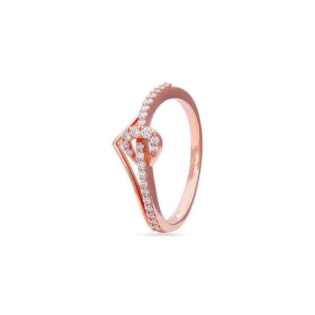 Tanishq 18 Karat Diamond Finger Ring for Women