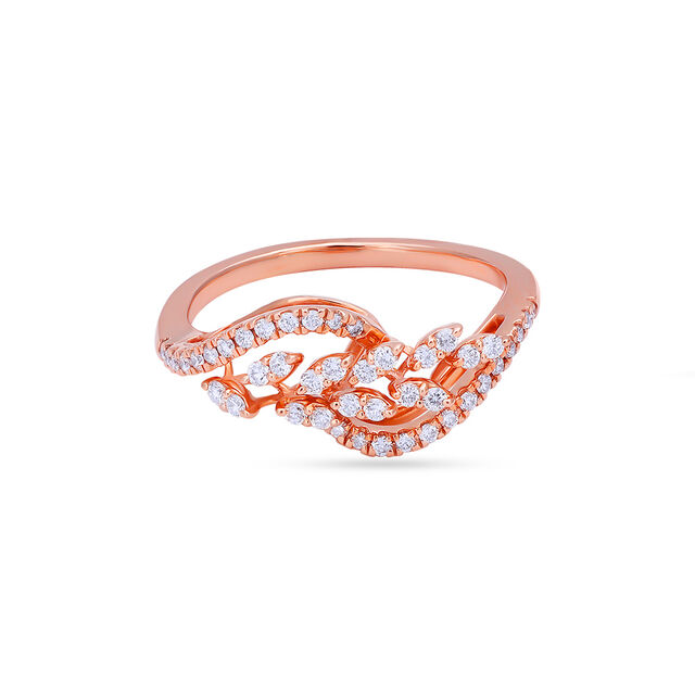 Tanishq 18 Karat Diamond Finger Ring for Women