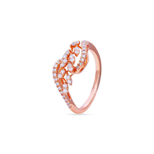 Tanishq 18 Karat Diamond Finger Ring for Women
