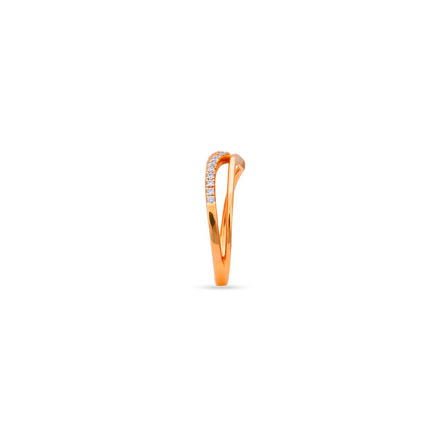 Tanishq 18 Karat Diamond Finger Ring for Women