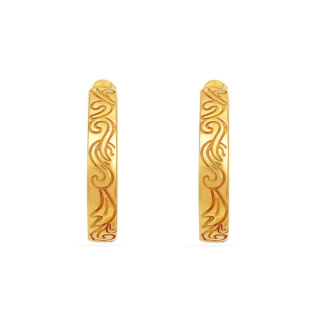 Tanishq 18 Karat Gold Earrings for Women 