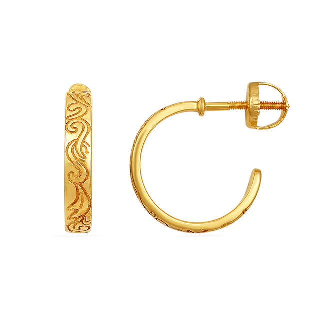 Tanishq 18 Karat Gold Earrings for Women 2
