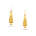 Minimalist Gold Drop Earrings 