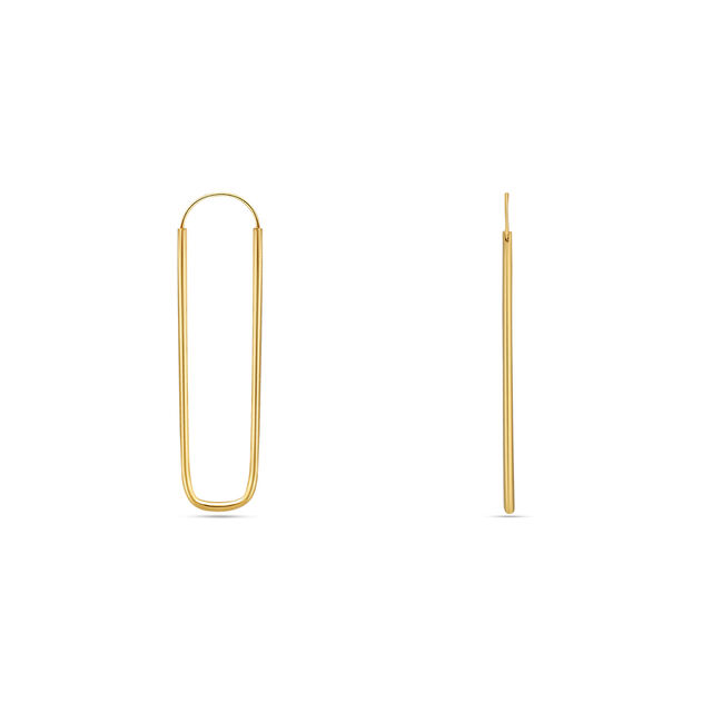 18 karat Gold Hoop Earrings 2