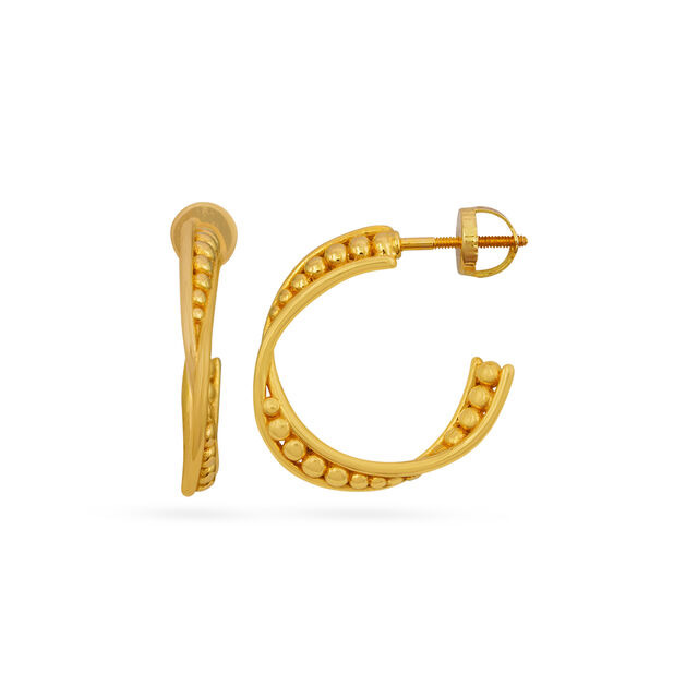 Tanishq 18 Karat Gold Earrings for Women 2