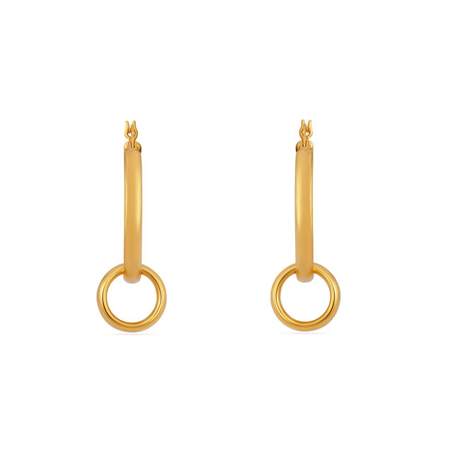 Tanishq 18 Karat Gold Earrings for Women 