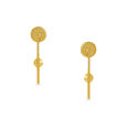 Golden Hoop Haven: Pure Elegance 