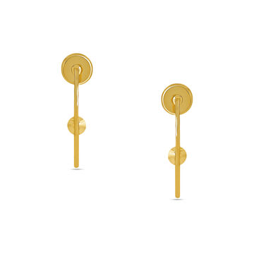 Golden Hoop Haven: Pure Elegance