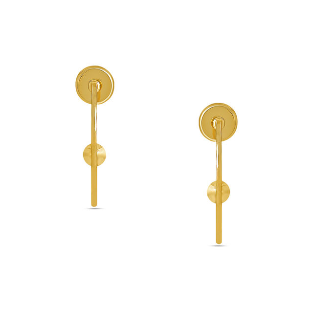Golden Hoop Haven: Pure Elegance 