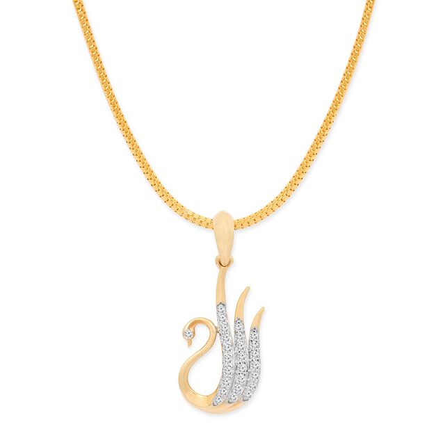 Tanishq 18KT Diamond Pendant for Women 