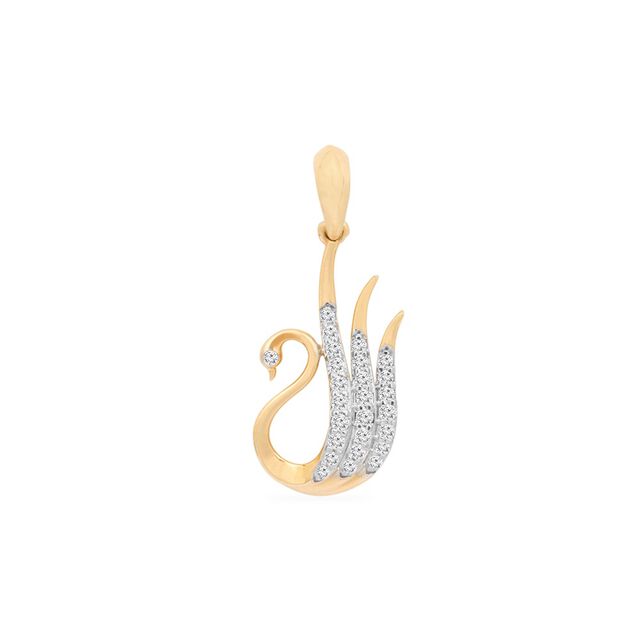 Tanishq 18KT Diamond Pendant for Women 3