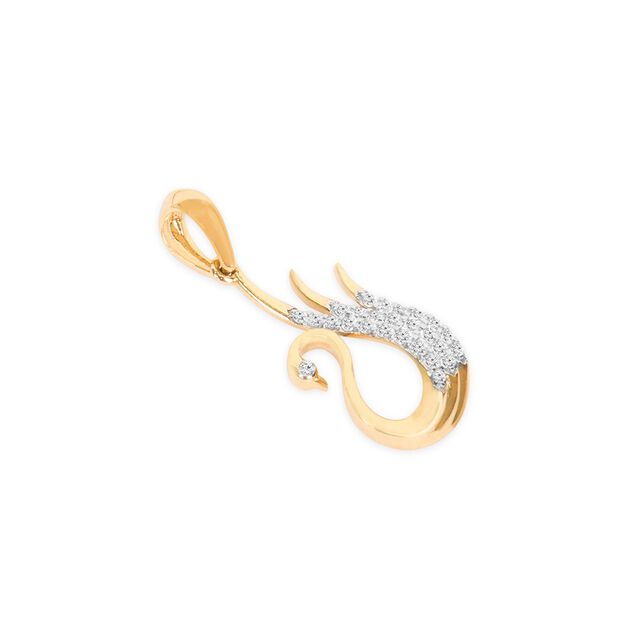 Tanishq 18KT Diamond Pendant for Women 6