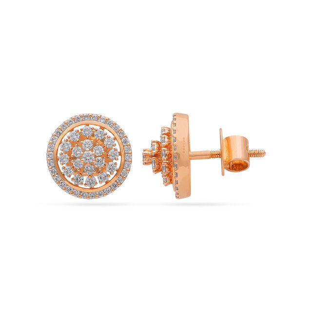Tanishq 18 Karat Diamond Earrings for Women 2