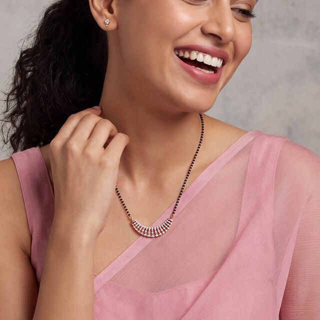 Tanishq 18 Karat Diamond Mangalsutra for Women 2
