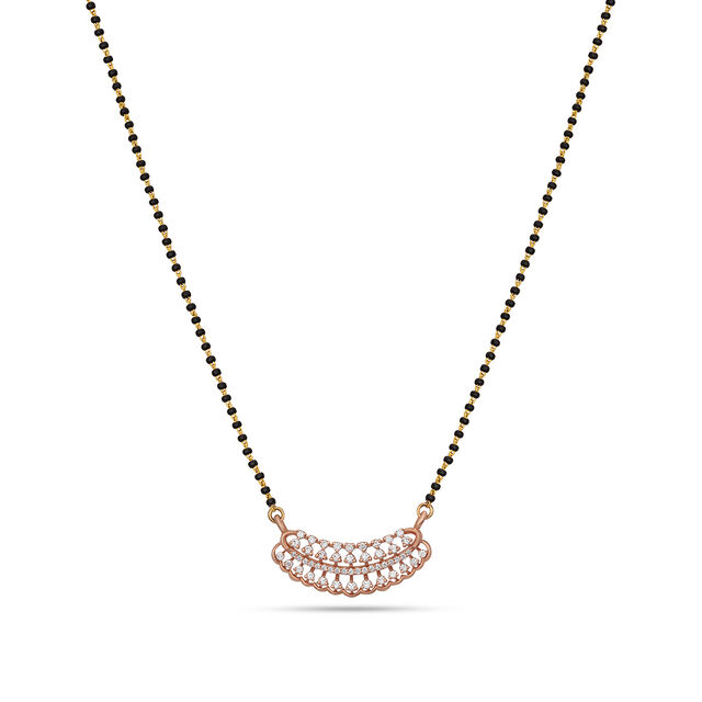 Tanishq 18 Karat Diamond Mangalsutra for Women 2