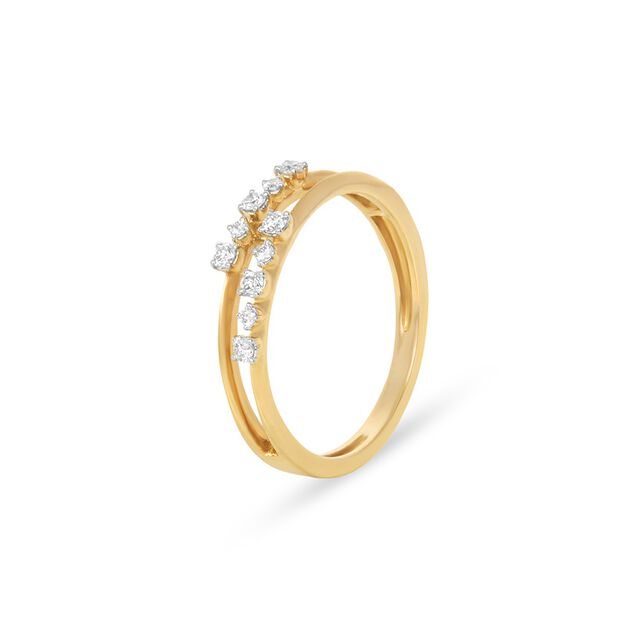 Tanishq 18KT Diamond Finger Ring 2
