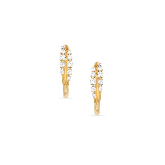 Tanishq 18KT Diamond Earrings 