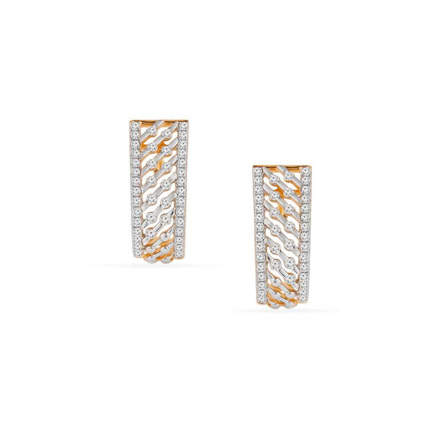 Tanishq 18KT Diamond Earrings for Women 