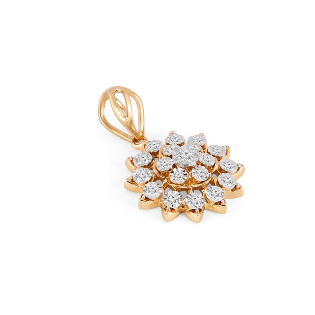 Tanishq 18KT Diamond Pendant for Women 2