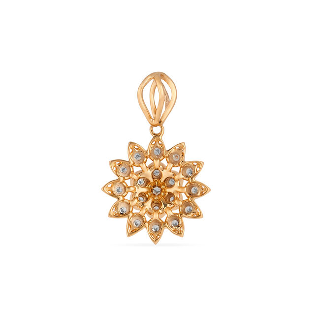 Tanishq 18KT Diamond Pendant for Women 3