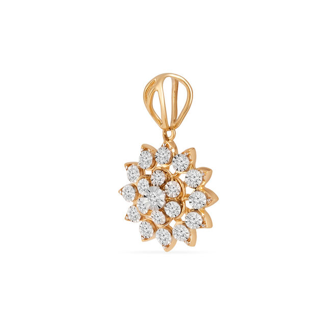 Tanishq 18KT Diamond Pendant for Women 4