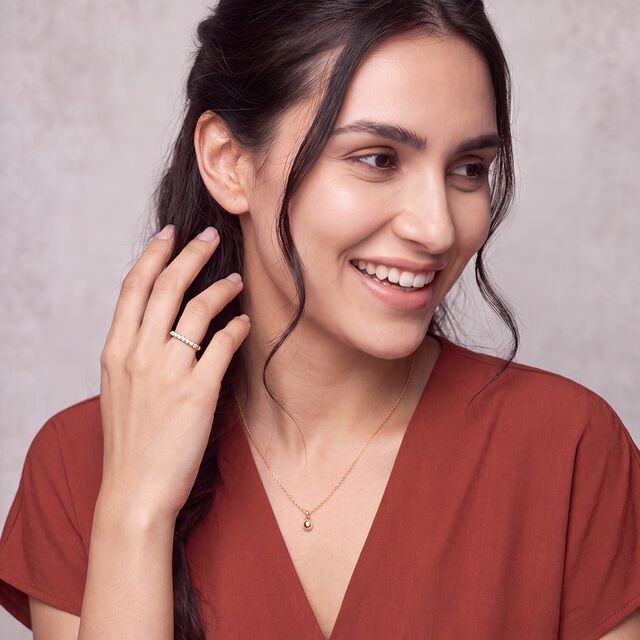 Tanishq 18KT Diamond Finger Ring for Women 3